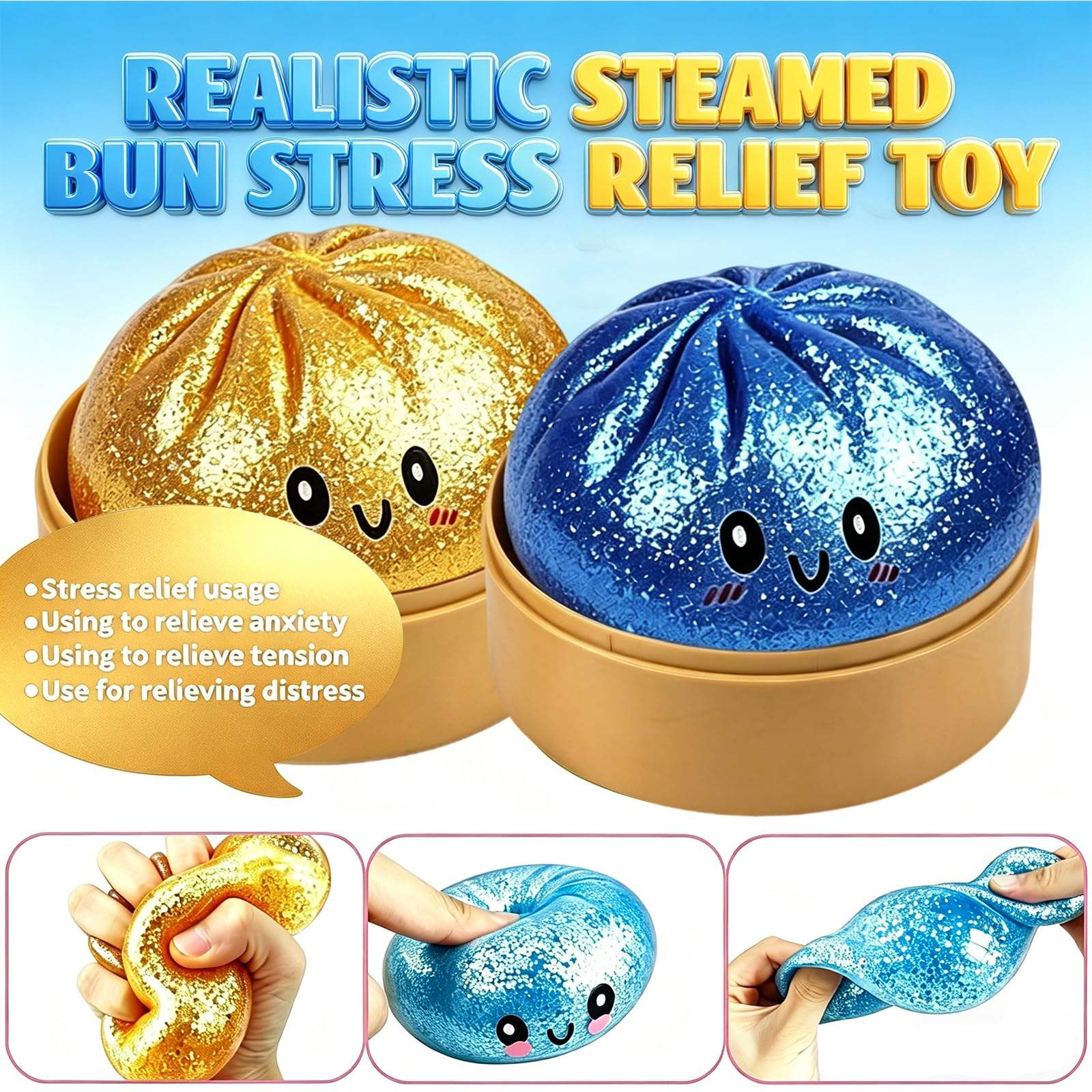 Dumpling Squishy Toy