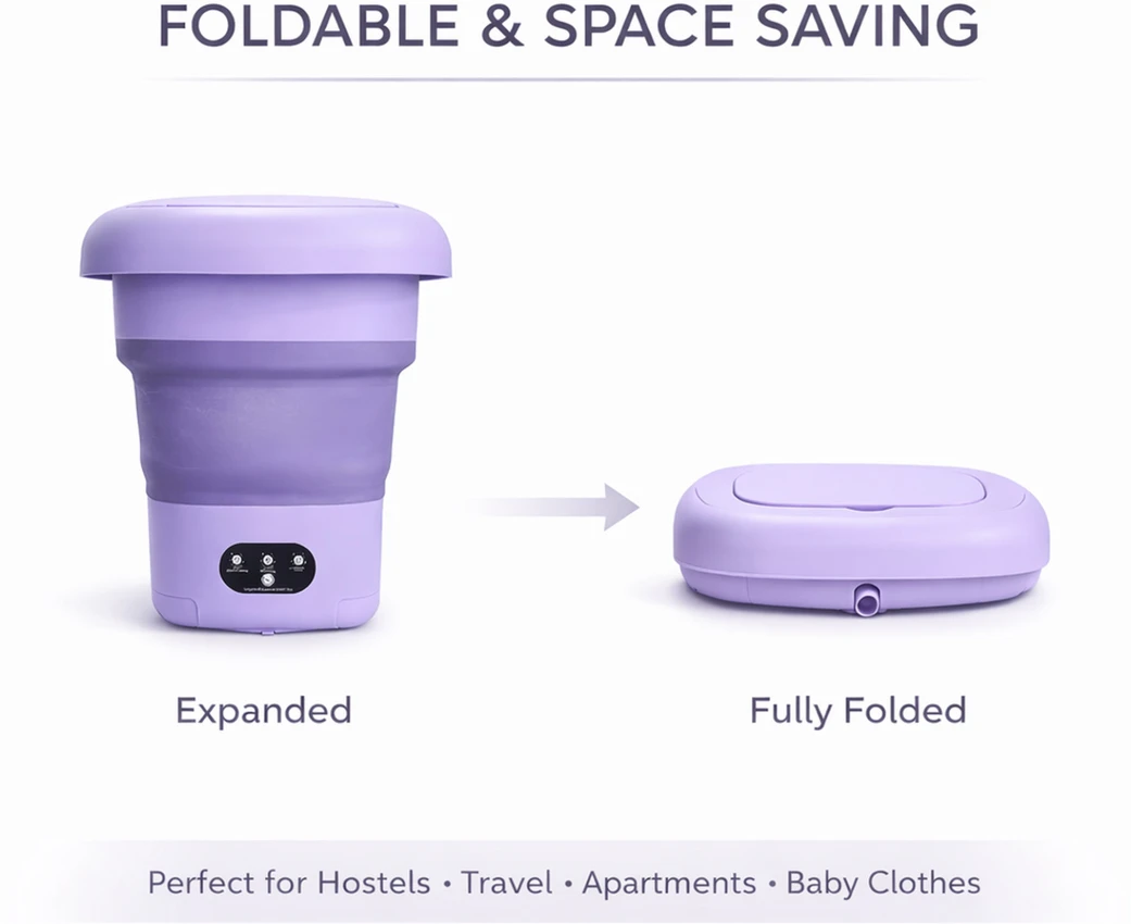 Foldable Mini Washing Machine - Image 4