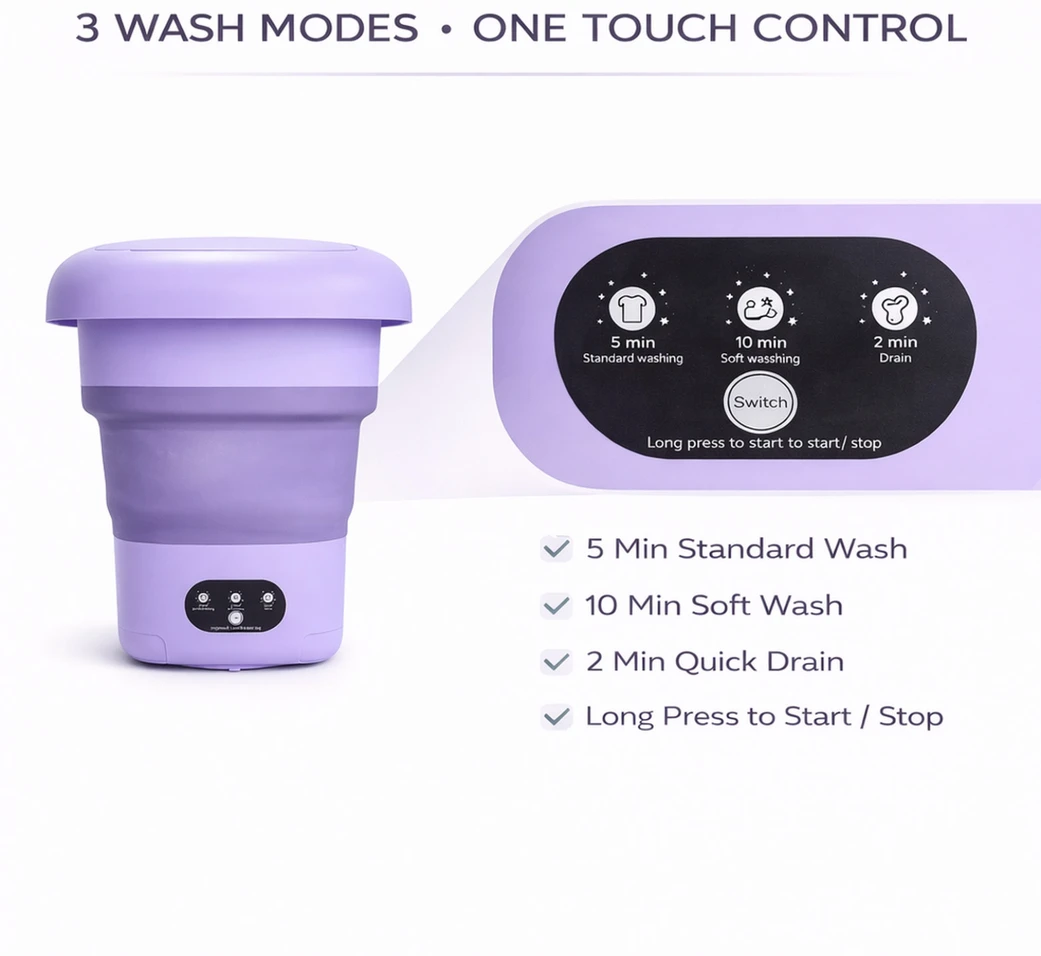 Foldable Mini Washing Machine - Image 5